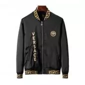 versace chaqueta bomber broderies designer ve19601 double logo zipper black